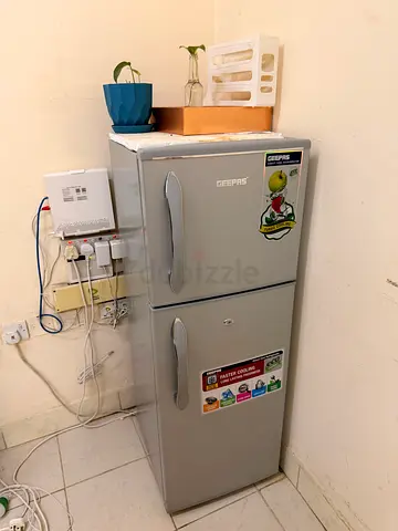 Compact double-door refrigerator - good condition