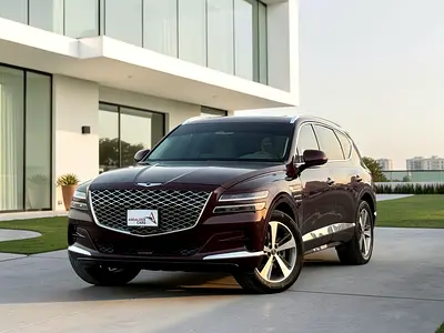 AED 1,590 P.M | 0% DOWN PAYMENT | GENESIS GV80 BASE | 2.5T I4 RWD | 2021