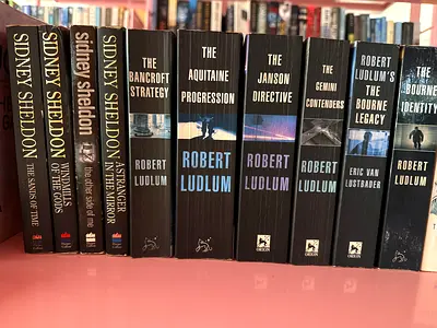 Collection of Thriller  Spy Novels by Sidney Sheldon and Robert Ludlum