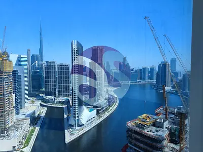 Office for Rent | Canal & Burj Khalifa View | Churchill Tower 1 | Business Bay