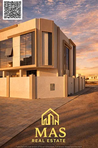 🏡 فيلا كورنر للإيجار – أول ساكن | تصميم مودرن | موقع مميز في الياسمين – عجمان