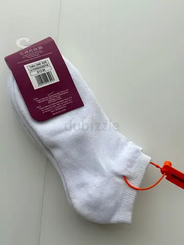 White Ankle Socks with Cushion- Pack of 3