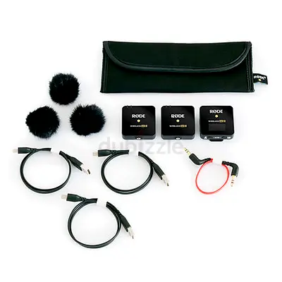 Rode Wireless GO II Dual Channel Wireless Microphone Kit - Complete Set
