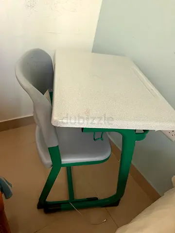 Kids Study Desk and Chair - Compact School Desk Set