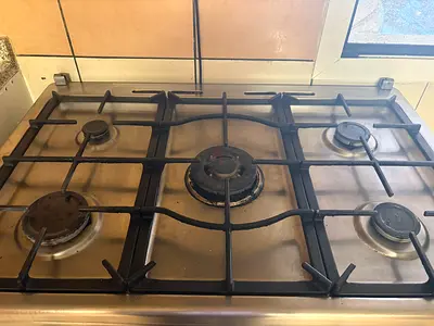 Built-in 5-Burner Gas Hob (Used) - Stainless Steel
