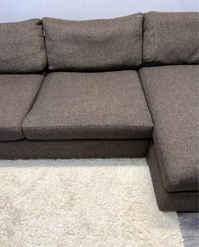 Cratebarrel lounge deep L shape sofa