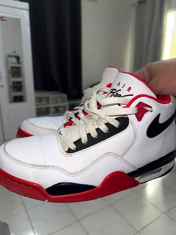 Nike Flight Legacy mens sneakers in the White/Black/University Red colorway