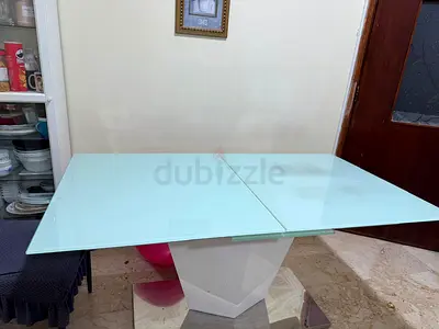 Extendable Dining Table + 4 Chairs for Sale – Good Condition