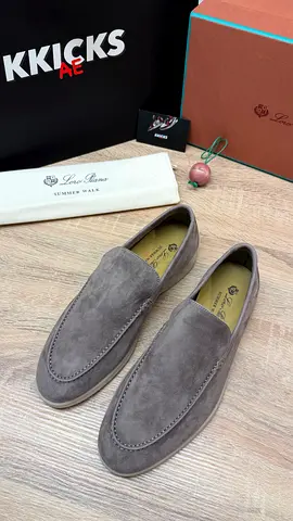 Loro Piana Summer Walk Loafers ‘Light Grey’