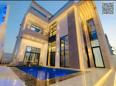 للبيع بسعر شامل مع العفش فيلا راقية بمسبح جاهزة للسكن