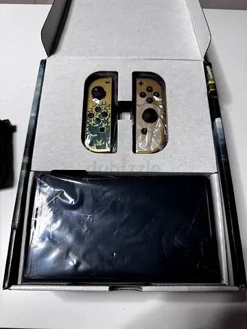 Nintendo Switch Console with Custom Joy-Con Controllers (Good Condition)