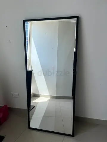 Wall Mirror with Black Frame 160 X 70 CM