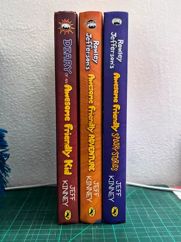 Rowley Jeffersons Diary of an Awesome Friendly Kid trilogy - 3 books by Jeff Kinney