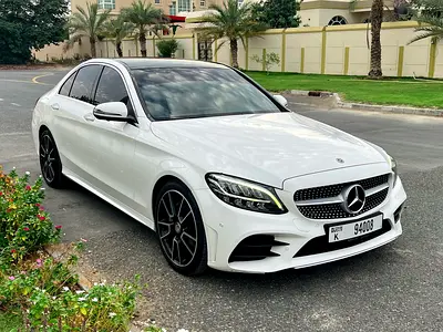 2019 AMG Mercedes C200, 87,000KM, GCC Specs , Original Paint, Full Option, Perfect Condition, 2 Keys