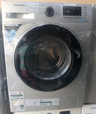 Samsung Front Load Washing Machine 8kg - Silver (Good Condition)