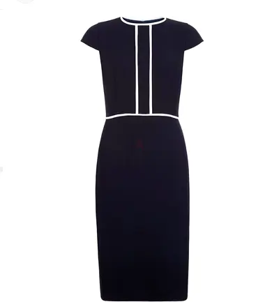 Dress with suit jacket