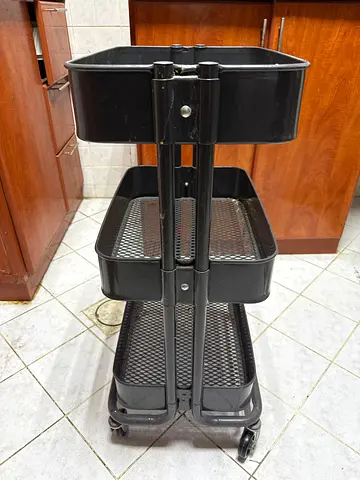 Trolley with Mesh Trays