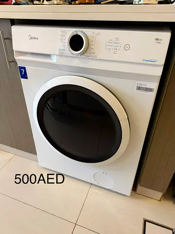 Midea 7kg Front Load Washing Machine - Good Condition, 500 AED