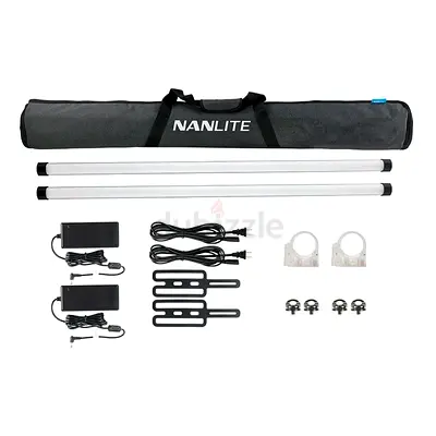 Nanlite PavoTube LED Light Tube 30C Kit — 2 Tubes with Mounts  Carry Bag
