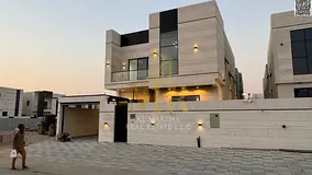 A distinctive villa in Al Bahia, strategically located near the main road and mosque, including regi