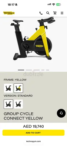 Technogym Group Cycle Connect indoor bike