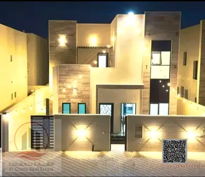 Villa for rent in Ajman, Al Zahia area, ready to move in. It consists of 4 master bedrooms, a majli