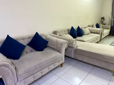 Elegant 8-Seater Sofa Set – Spacious  Comfortable