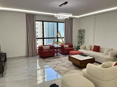 شقة مفروشة من 3 غرف نوم | مرجان 1 | إطلالات على المارينا والمدينة