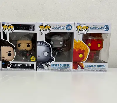 Collection of Funko Pop Figures