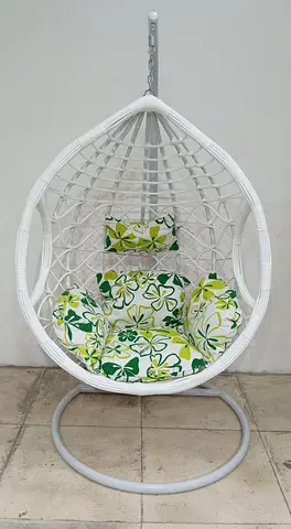 Stylish new white swing chair available