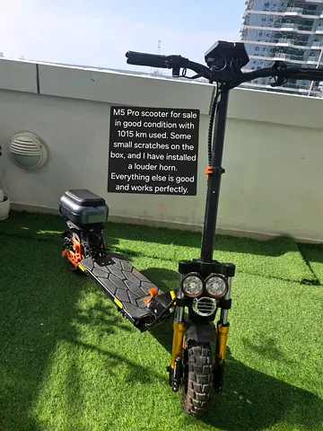 Dual-motor M5 Pro Electric Scooter – 1015 km, Good Condition