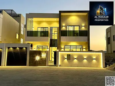 A unique opportunity at an attractive price and with no annual fees: Own a villa for sale in Ajman, first occupancy, freehold, super deluxe finishing,