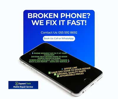 iPhone Screen Repair Dubai | Doorstep Mobile Repair Service | Fast Service