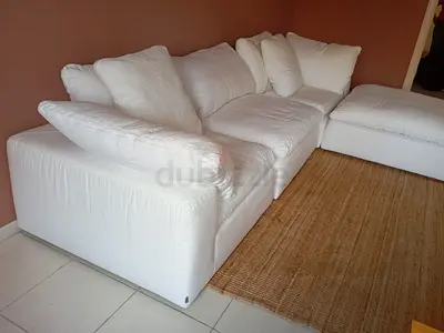 Selling Marina home luscious sofa with footstool