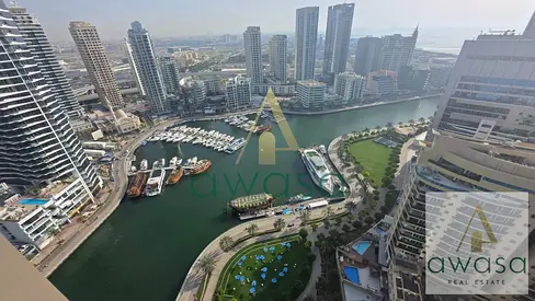 Luxury 3BR + Maid Fully Furnished Marina View Sparkle Tower
