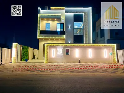 شامل مياه و كهرباء و التسجيل - طابقين و روف