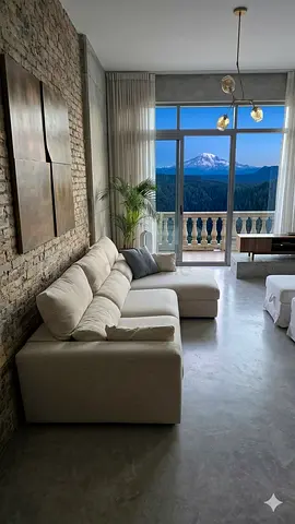 Ikea eskilstuna L shape sofa under storage