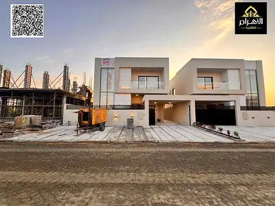 For sale: European-style villa, freehold, available to all nationalities, with monthly installments for 25 years, in Ajman, Al Zahia.