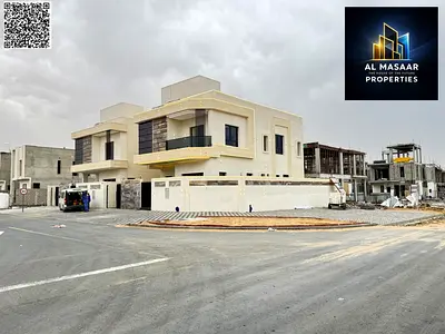 فيلا زاوية شارعين للبيع في عجمان | 5 غرف ماستر + روف | ارتداد كبير | قريبة من المسجد | شامل رسوم التسجيل
