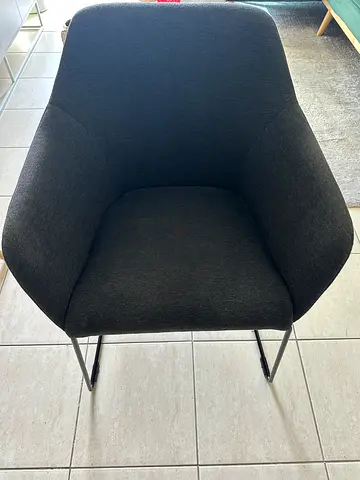 Black IKEA Tossberg Dining chairs (x4) + Free table