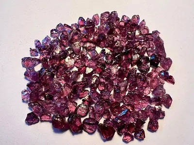 Natural Afghan Pink Spinel Rough Parcel 355ct – Facet Grade Material – Bulk Lot