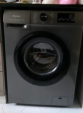 Hisense Front Load Washing Machine - 7kg, Grey (Good Condition)