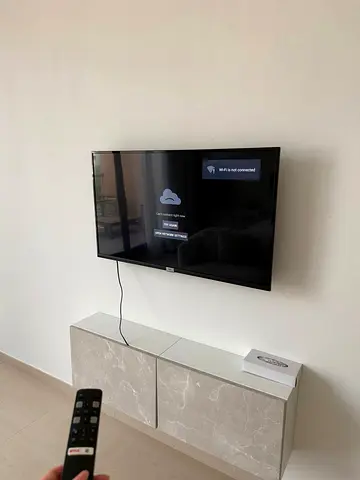 TCL Smart TV + Designer Floating Cabinet with Drawers — Modern, Clean  Space-Saving