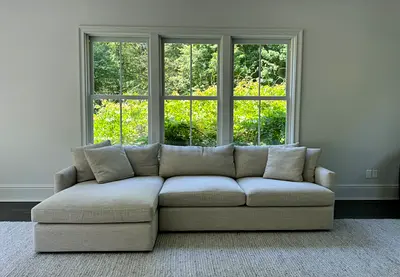 Cratebarrel lounge deep L Shape sofa