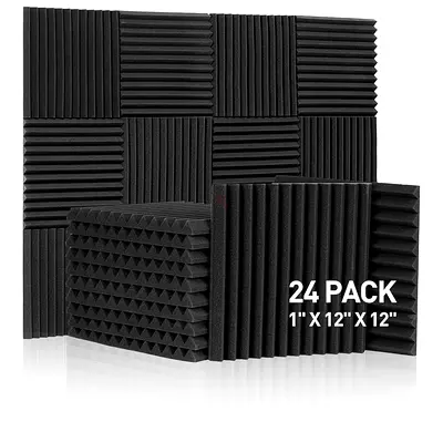 Acoustic Foam Panels (Wall Soundproof Panels) | Large Set