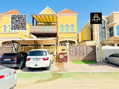 فيلا للبيع في منطقه المويهات عجمان علي بعد خطوات من مجمع المدارس والسعودي الالماني مع الكهرباء والماء والمكيفات جاهزة للسكن تملك حر لجميع الجنسيات