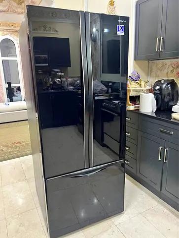 Hitachi Black French Door Refrigerator with Bottom Freezer latest version 75cm