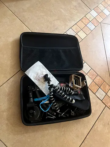 Assorted Gopro and camera Accessories Kit with Case for free (mounts, gorillapod)