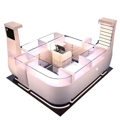 Modern Minimalist Jewelry kiosk