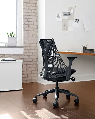 Brand Herman Miller Sayl Chair, Crepe Licorice